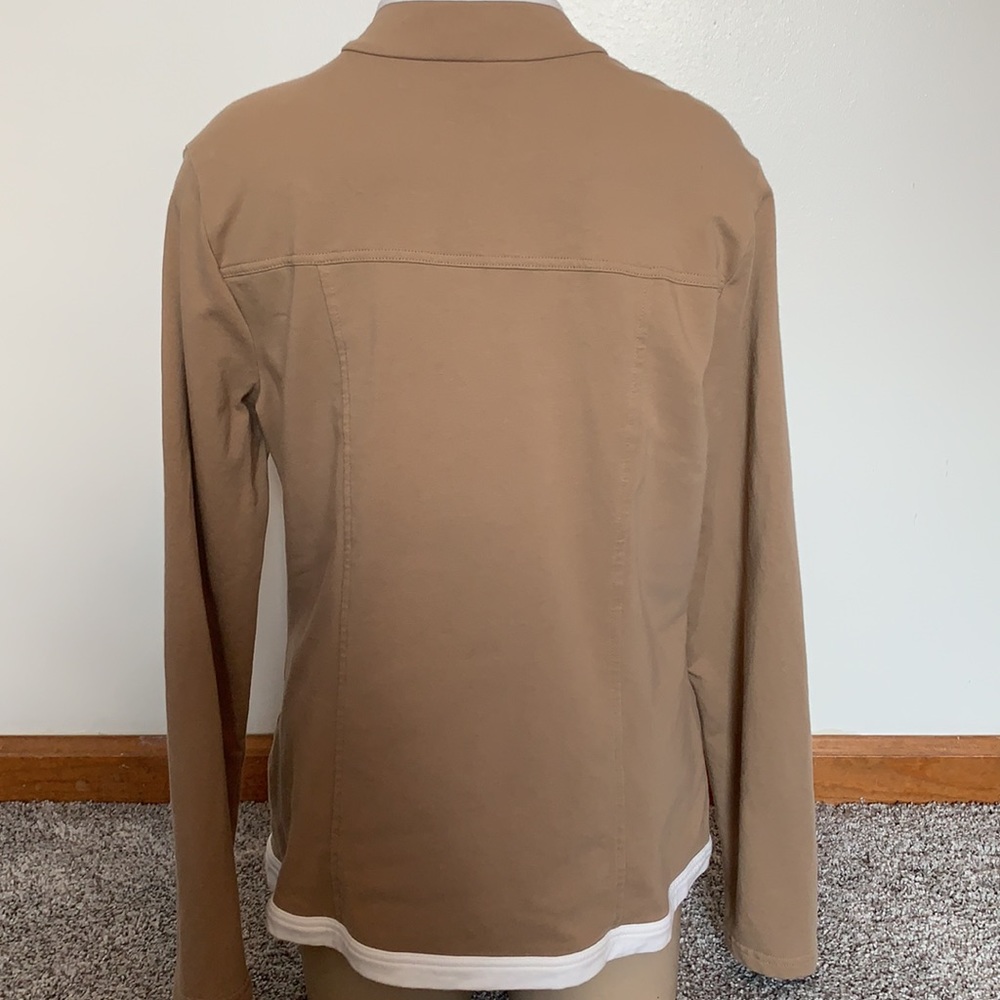 JM Collection Zip Front Topper / Jacket - Picture 2 of 10